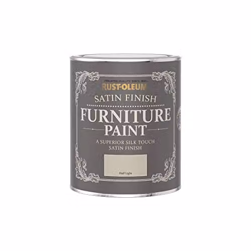 Rust-Oleum Satin Furniture and Skirting Board Paint in Grey, 0.75 l – 3
