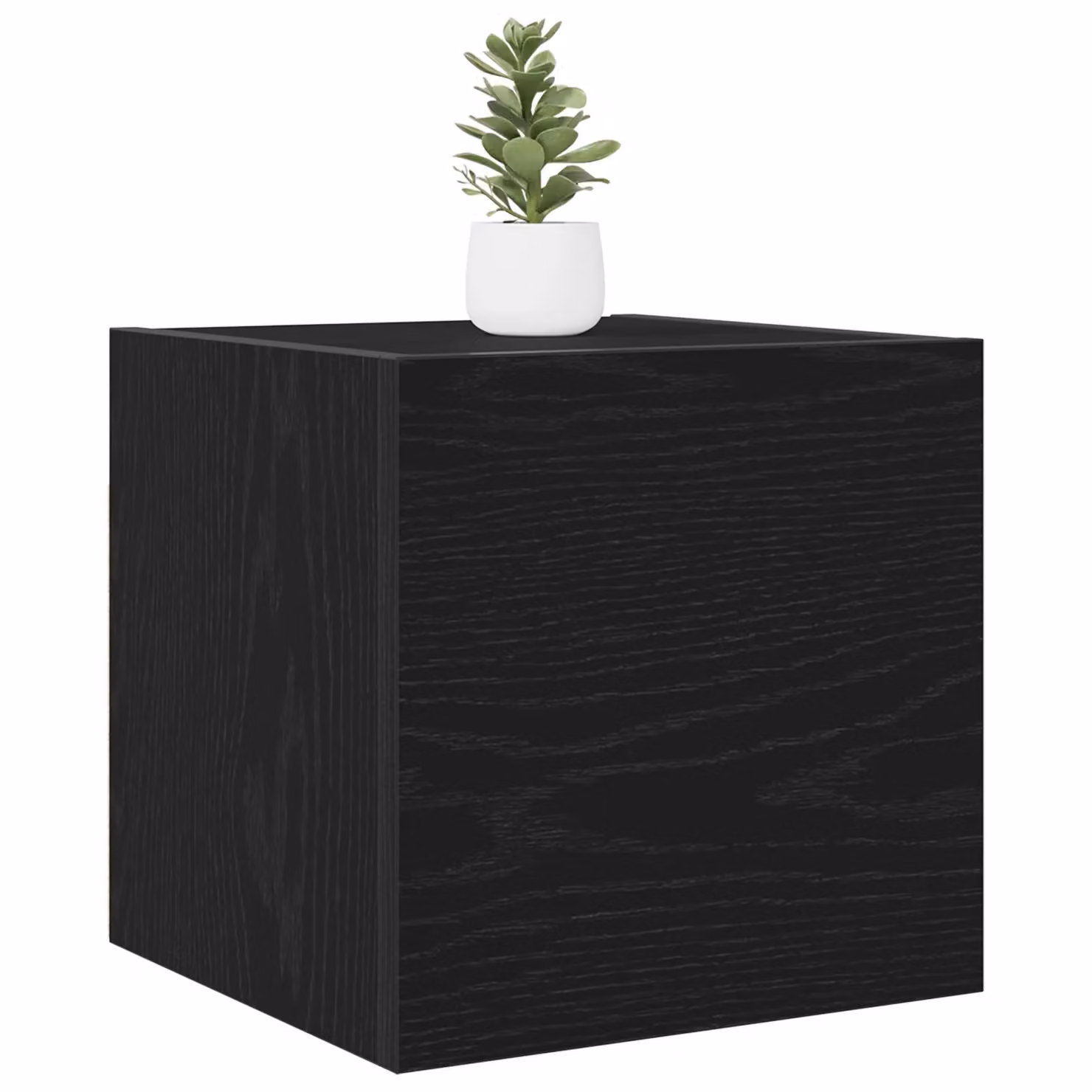 Berkfield Home Wall Mounted TV Cabinet in Black Oak, W/D/H: 30.5 x 30 x 30 cm – 3