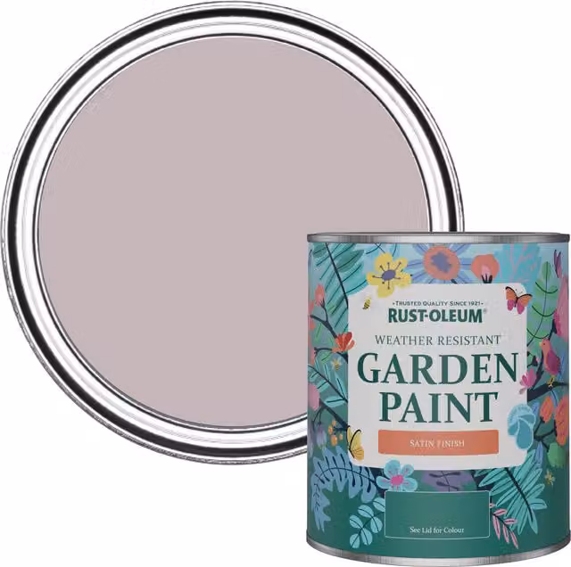 Rust-Oleum Garden Paint in Satin Finish, Purple, 0.75 l