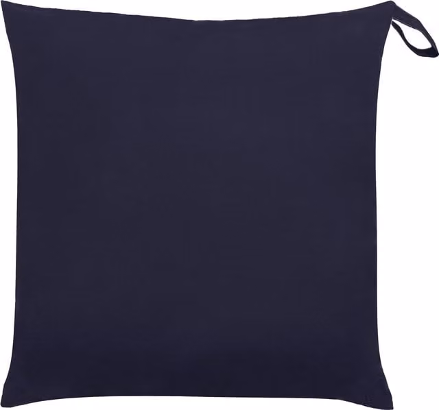 Make it a Home Large Square Outdoor Floor Cushion in Navy Blue Weatherproof Polyester