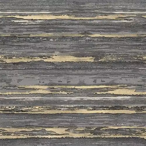 Wallpaper Empire Arthouse Sahara Black/Champagne Heavy Vinyl Wallpaper with Textured Abstract Design