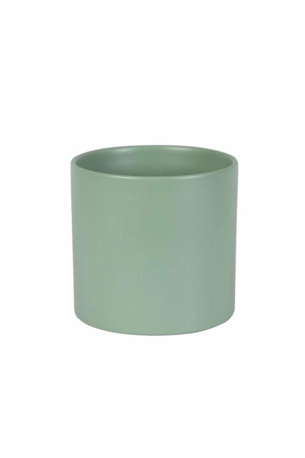 KDMD Hortus Sofia Matt Sage Ceramic Pot, Light Green, Diameter: 16 cm – 2