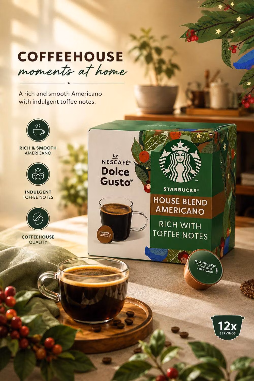 Nescafe Dolce Gusto Americano House Blend Coffee Pods, Green, 11.0 pods – 2