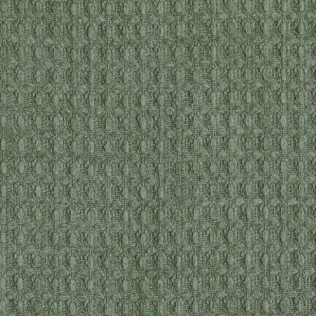 Linda Barker Luxury Waffle Fabric Pistachio Green