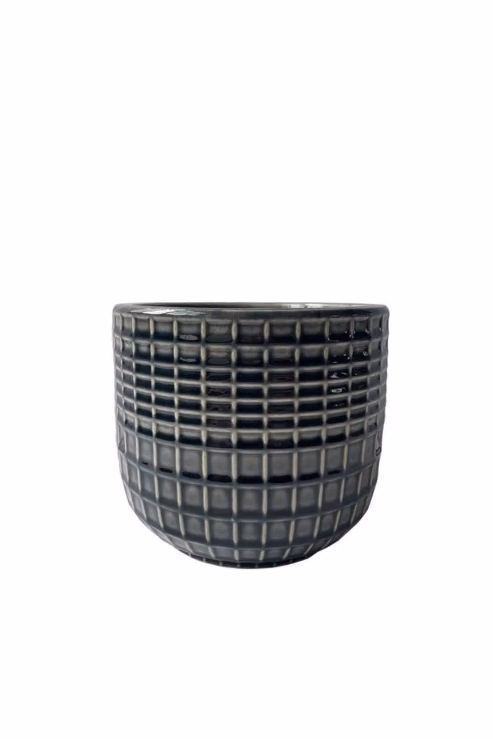 KDMD Hortus Grey Braga Pot, 2 Pack, H 11.5 cm x Dia 11.5 cm – 2