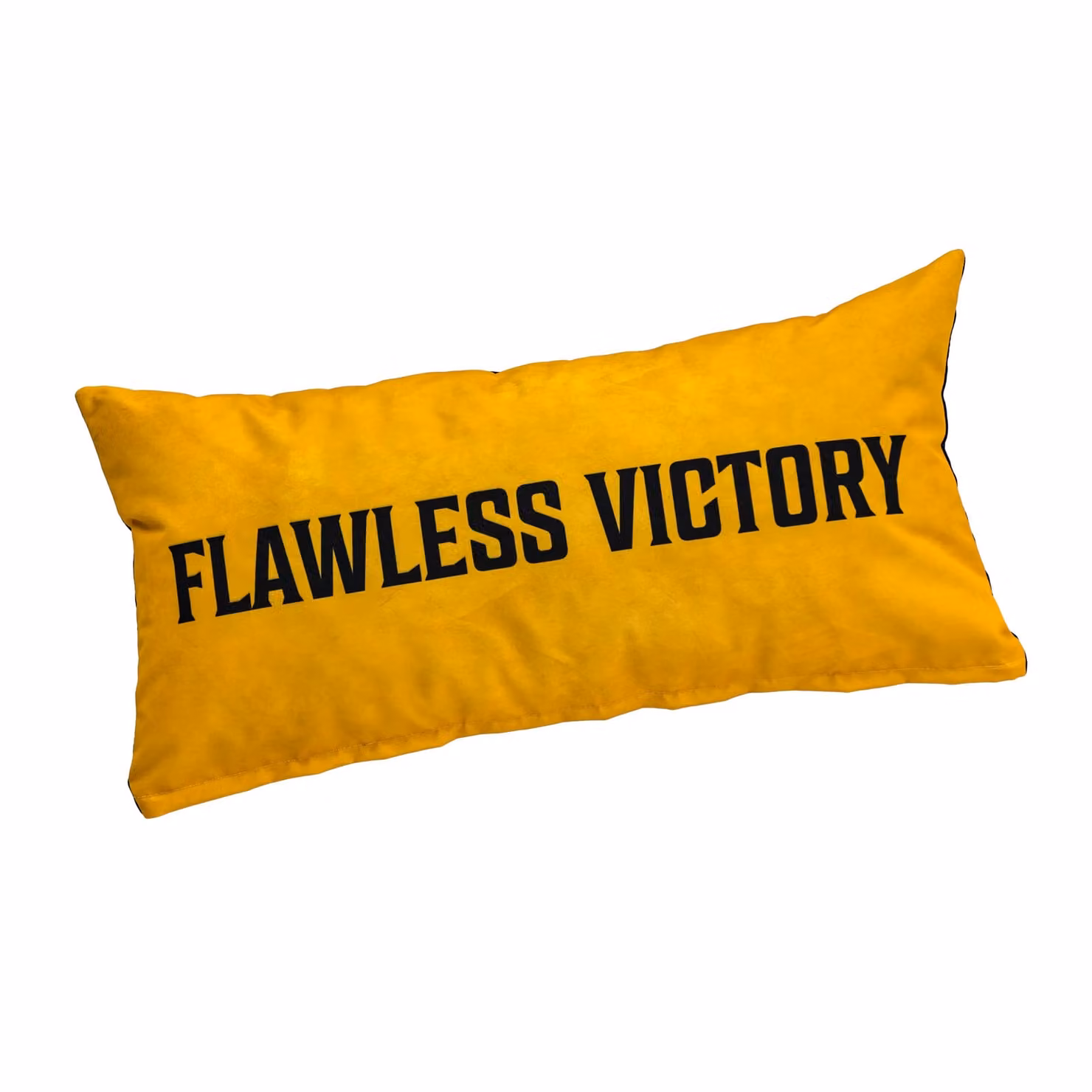 GameOver Store Flawless Victory Gaming Cushion in Yellow with Memory Foam, W/D/H: 56 x 56 x 27 cm