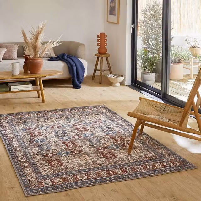 sweeek Multicoloured Oriental Persian Pattern Indoor Rectangular Rug, W: 160 cm, D: 230 cm – 1