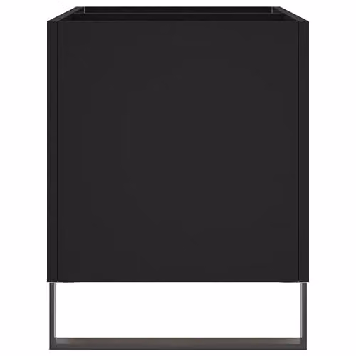 vidaXL Classic Record Cabinet in Black, W/D/H: 74.5 x 38 x 48 cm – 5