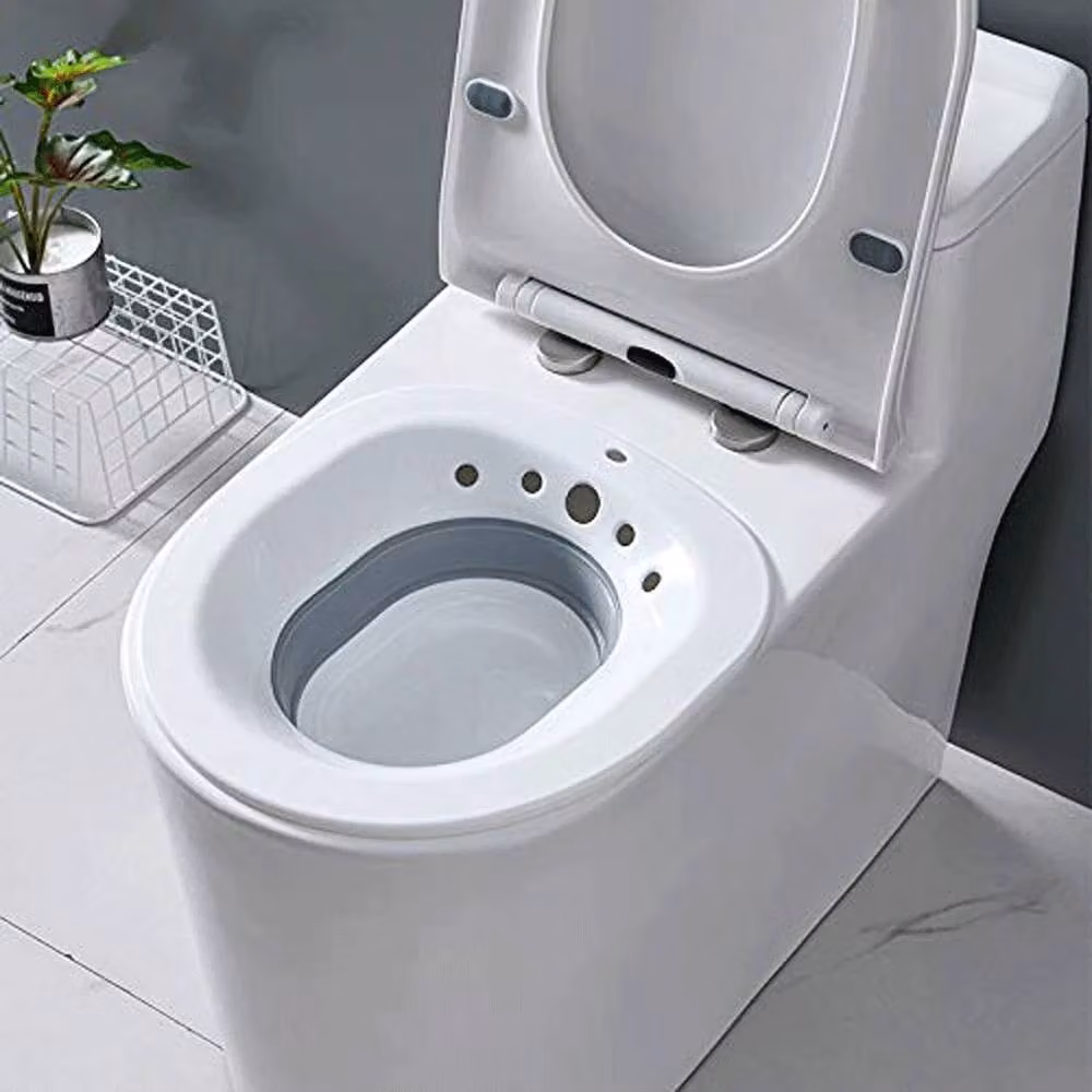 NESTLUNE Foldable Portable Bidet Sitz Bath Tub in White – 4