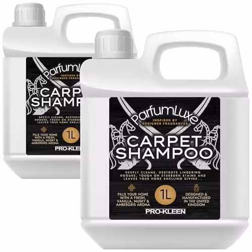 Pro-Kleen Parfum Luxe Carpet Shampoo with Vanilla, Musk and Ambergris Fragrance, 1 l (Pack of 2) – 1