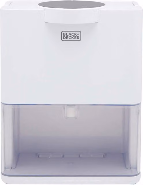 Black+Decker 2-in-1 Smart Wifi Dehumidifier and Air Purifier with 3.2L Capacity, White
