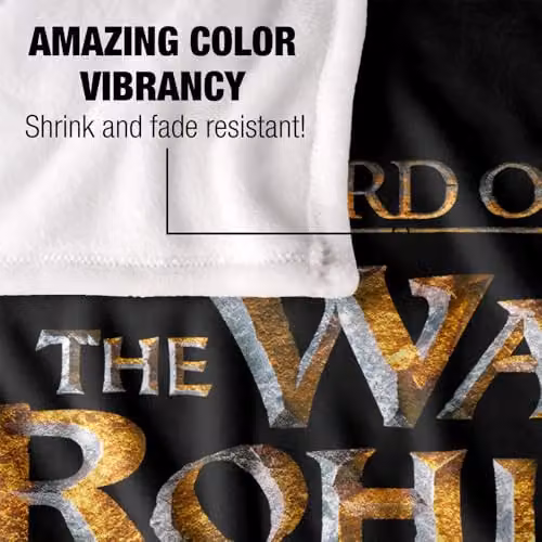 LOGOVISION Lord of the Rings War of the Rohirrim Silky Touch Super Soft Fleece Throw Blanket, Multicolour, W: 152 cm, D: 127 cm – 3