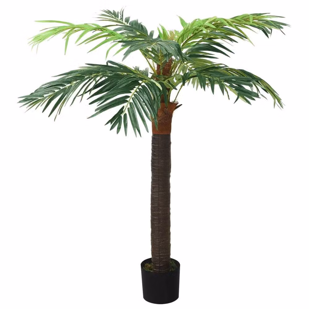 Berkfield Home Realistic Artificial Phoenix Palm in Green with Black Pot, Height: 190 cm – 1