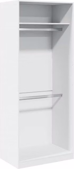 Berkfield Home White Minimalist Wardrobe W/D/H: 80 x 50 x 200 cm