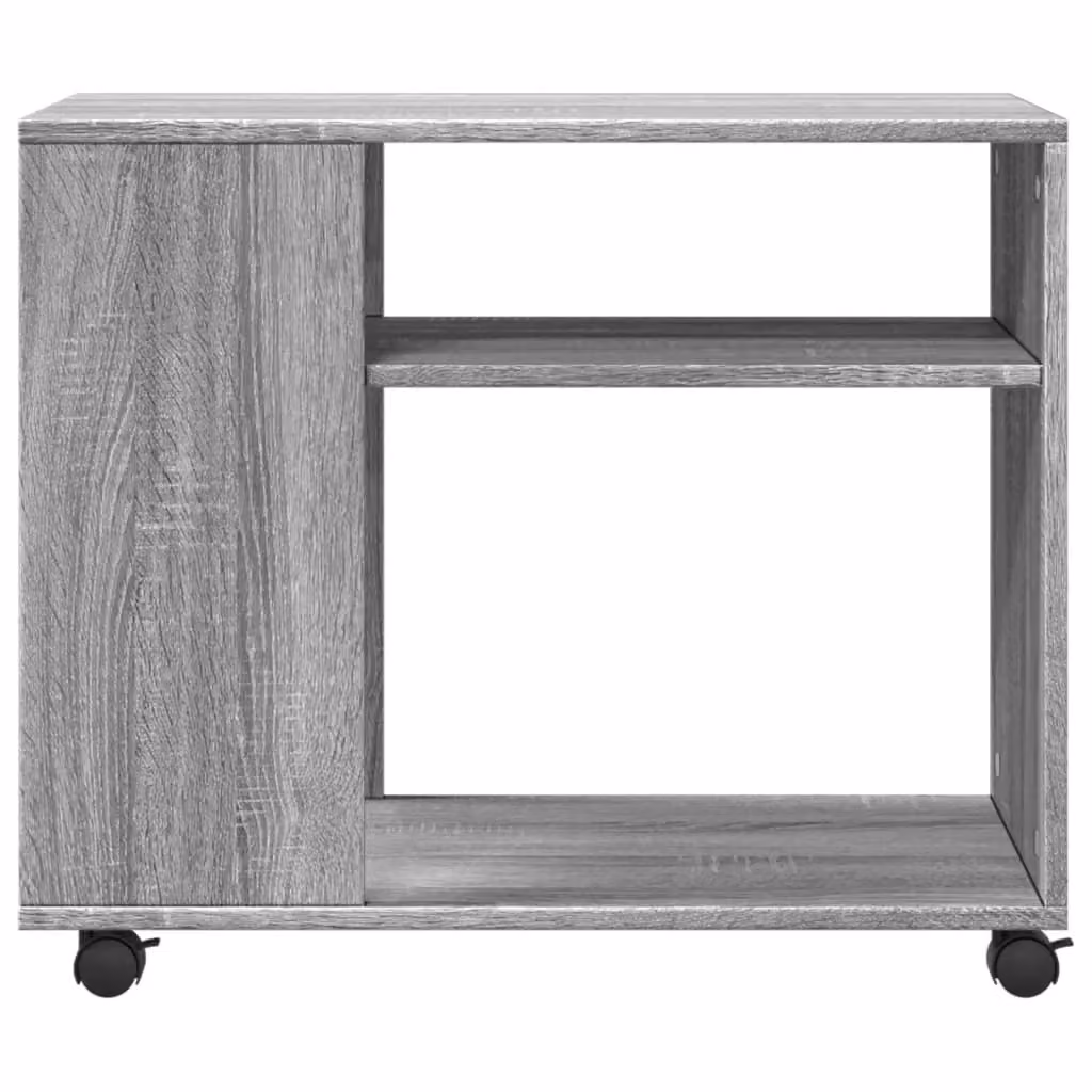 Berkfield Home Grey Sonoma Side Table with Castors, W/D/H: 70 x 35 x 60 cm – 4
