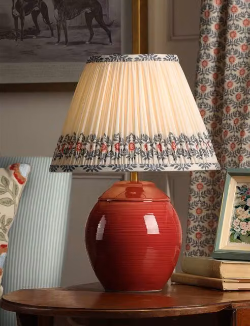 Joules Wentworth Red Ceramic Table Lamp