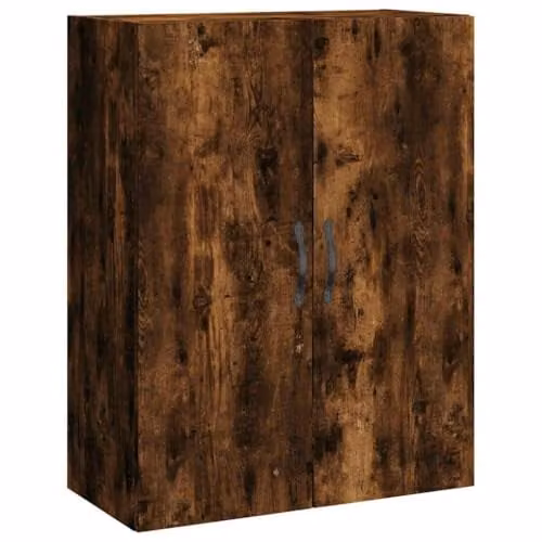 vidaXL Wall Mounted Cabinet in Smoked Oak, W/D/H: 69.5 x 34 x 90 cm – 1
