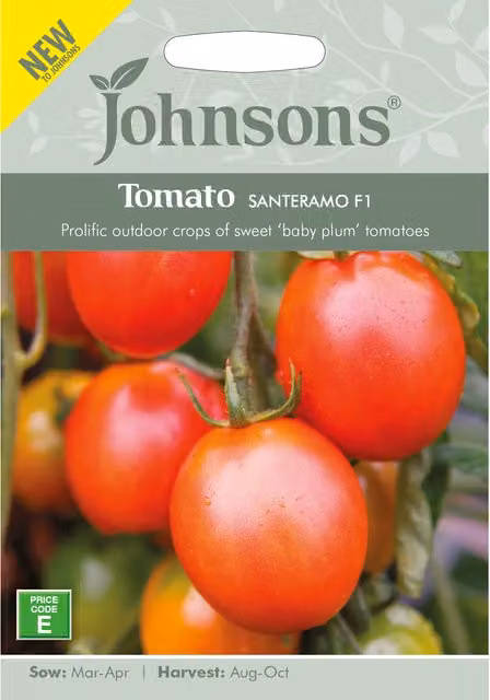 Johnsons Santeramo F1 Red Tomato Vegetable Seeds