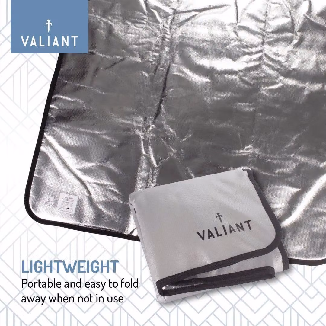 Valiant Heat Resistant Ground Mat in Charcoal Silver, W/D: 68 x 68 cm – 4