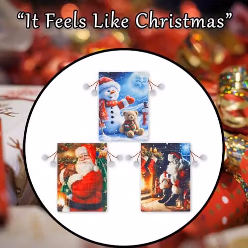 VFM e-Store Christmas Santa Sack in Multicolour, W: 60 cm, H: 80 cm – 6