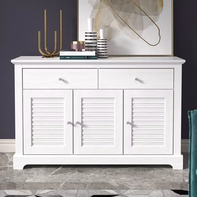 GFW Salcombe Large Sideboard in White