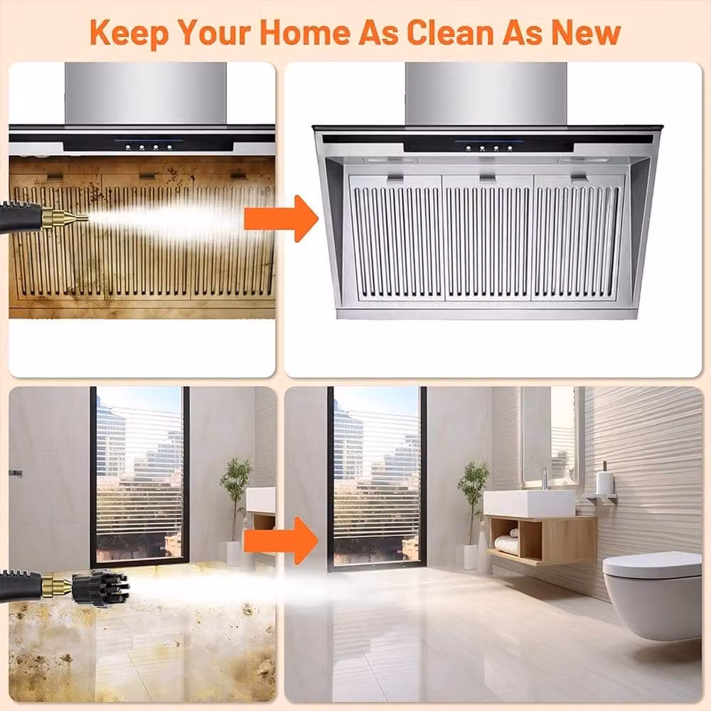 Havendro 3800W Portable Handheld Steam Cleaner in Orange – 4