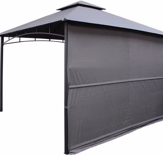 Royalcraft Algarve Grey Extending Parasol, W/D/H: 330 x 330 x 210 cm