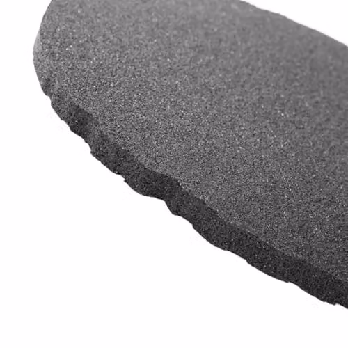 Nicoman Grey Rubber Garden Stepping Stone with Log Design, Diameter: 46 cm – 4