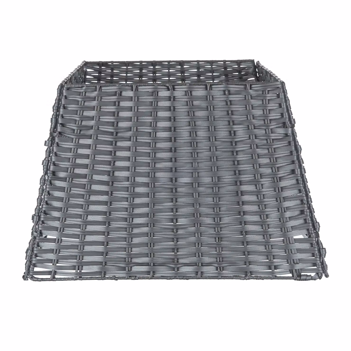 Christmas Village Square Rattan Christmas Tree Skirt in Grey, W/D/H: 45.5 x 34.0 x 30.0 cm – 2