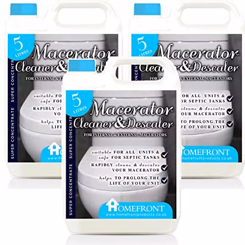 Homefront Macerator Cleaner and Descaler for Internal and External Use, 3 x 5 Litre Pack – 2