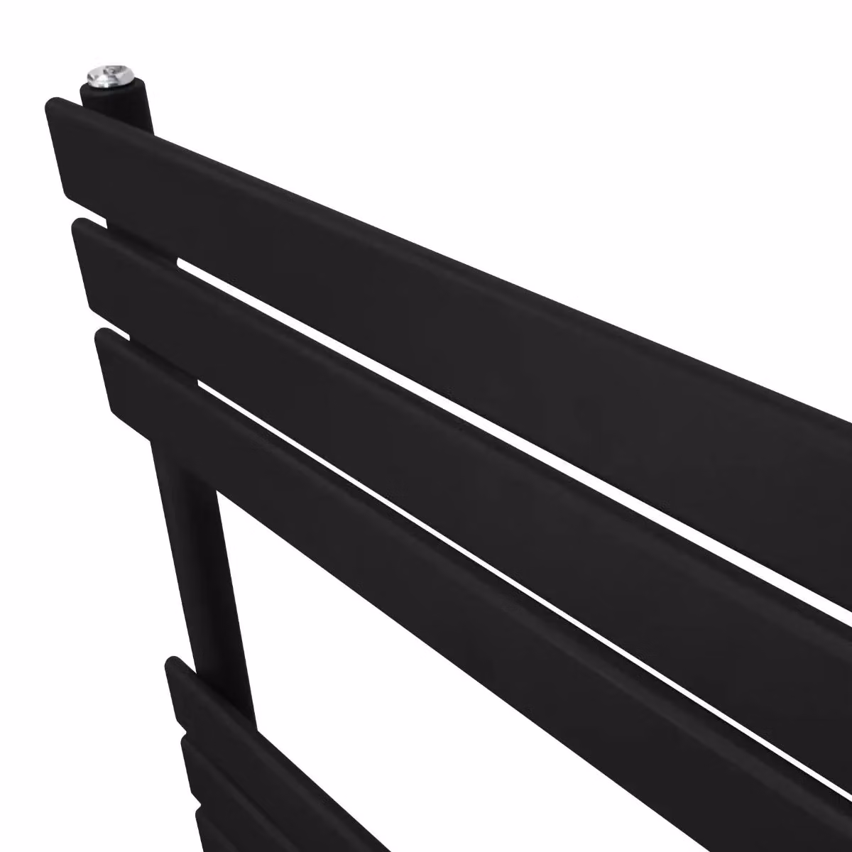 Monstershop Flat Panel Steel Towel Radiator, Black, W: 50 cm, H: 120 cm – 5