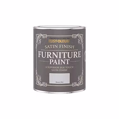 Rust-Oleum Satin Furniture and Skirting Board Paint in Grey, 0.75 l – 2