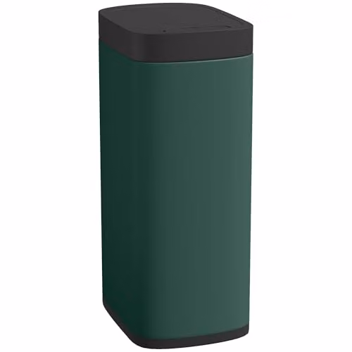 HOMCOM 50L Automatic Sensor Bin, Touchless Battery Operated, Green, W: 35.5 cm, D: 26.5 cm, H: 68.0 cm