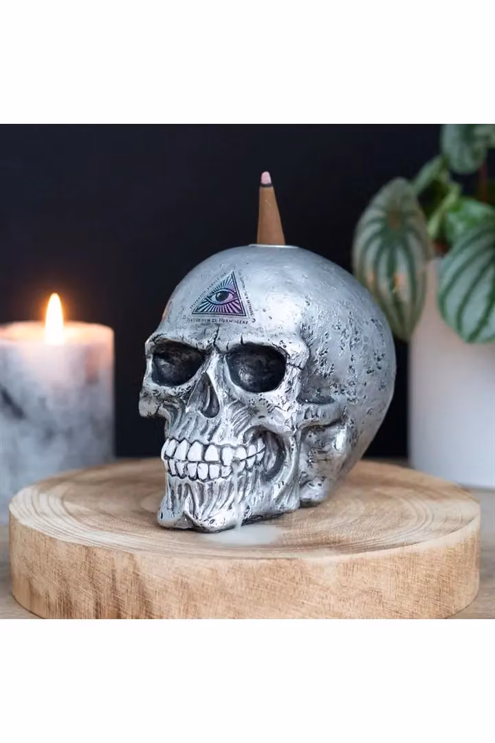KDMD The Void Silver Metal Backflow Incense Burner – 3