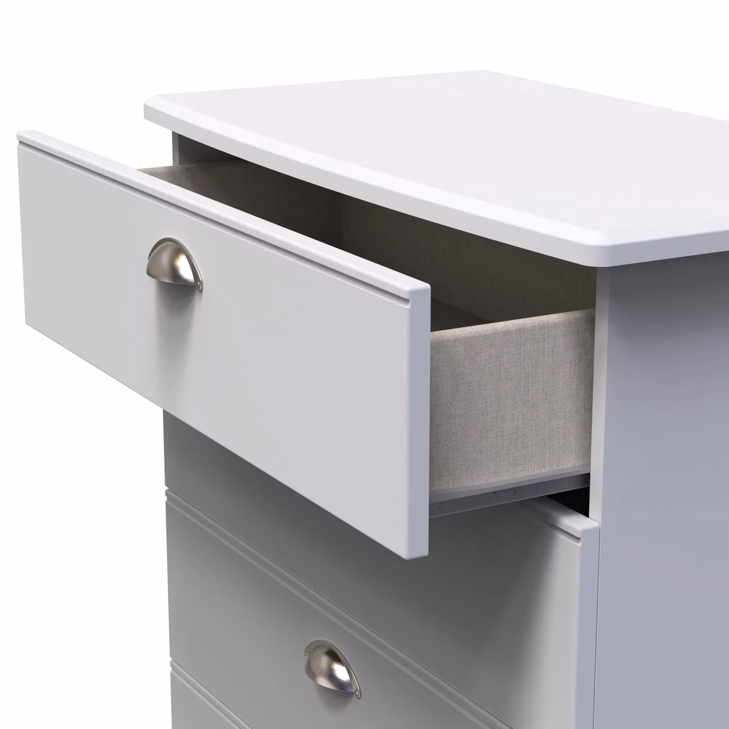 Ready Assembled 2 U Albert 4 Drawer Chest in Grey – 3