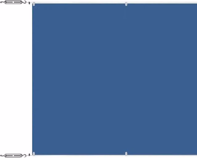 Berkfield Home Blue Vertical Awning in Oxford Polyester Fabric, W: 60 cm, H: 1000 cm