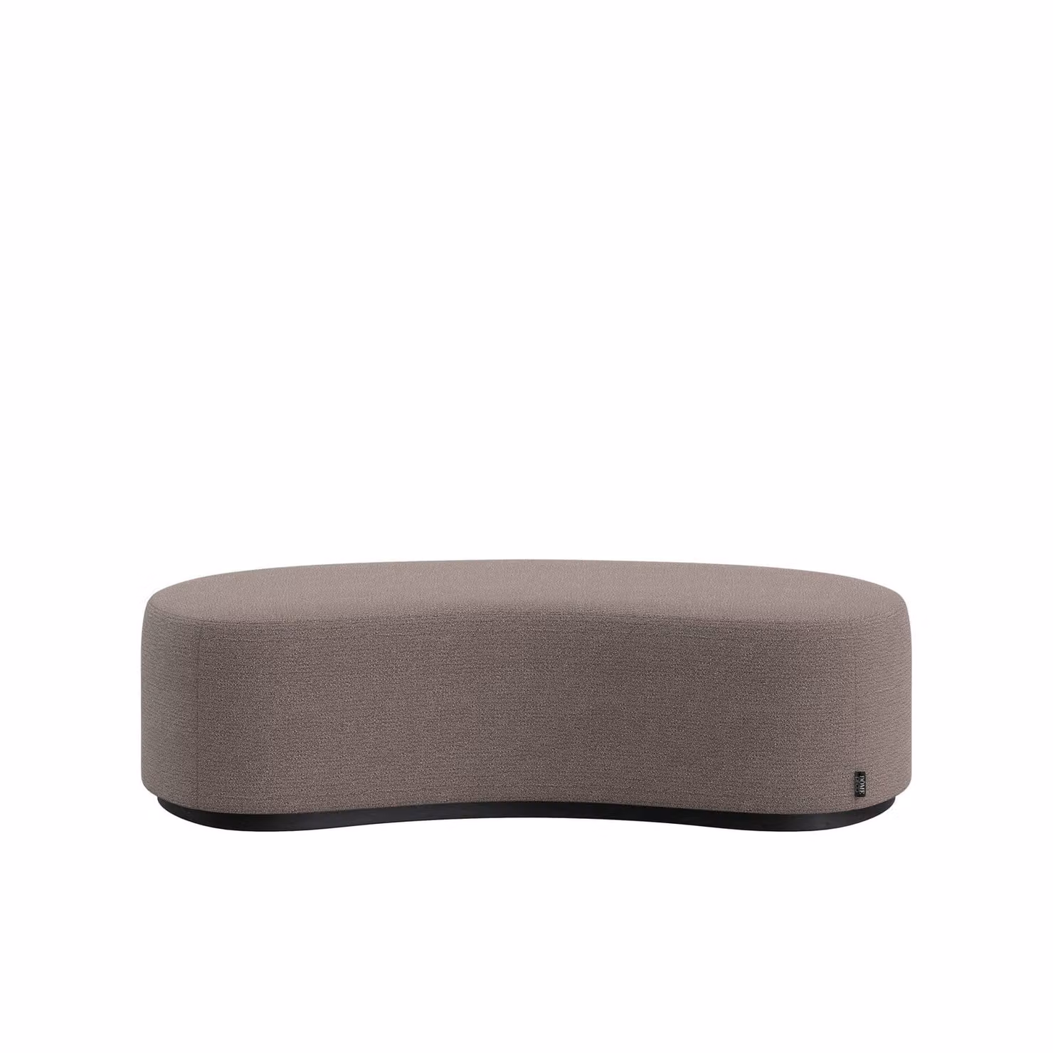 Dome Deco CURVE Stool in Grey Fabric