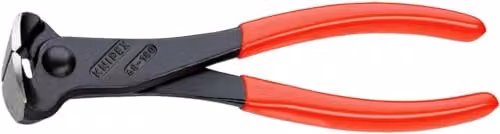 Knipex End Cutting Pliers with PVC Grip in Red and Multicolour, 180 mm – 1