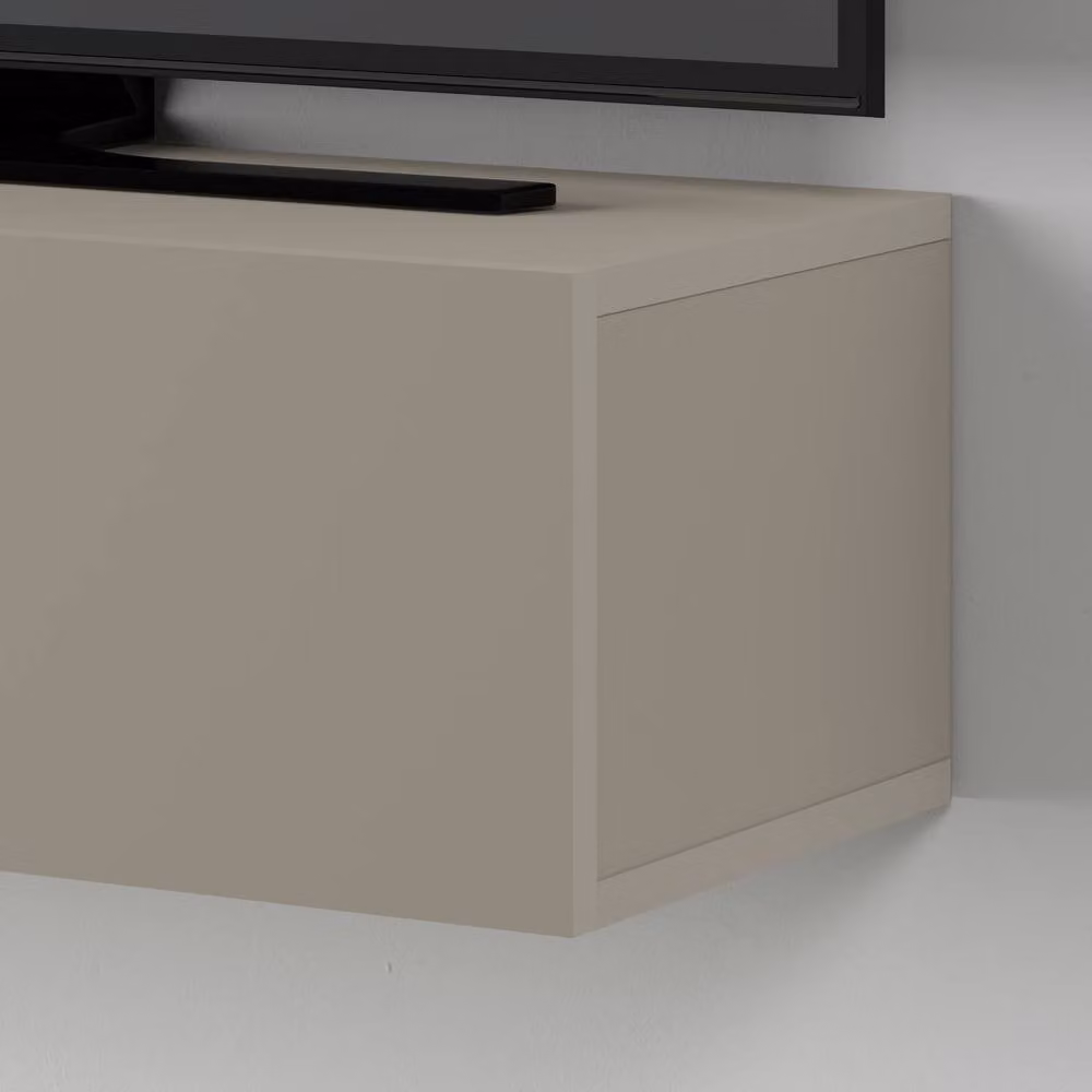 Decortie Francy Modern Wall Mounted TV Unit in Sand – 3