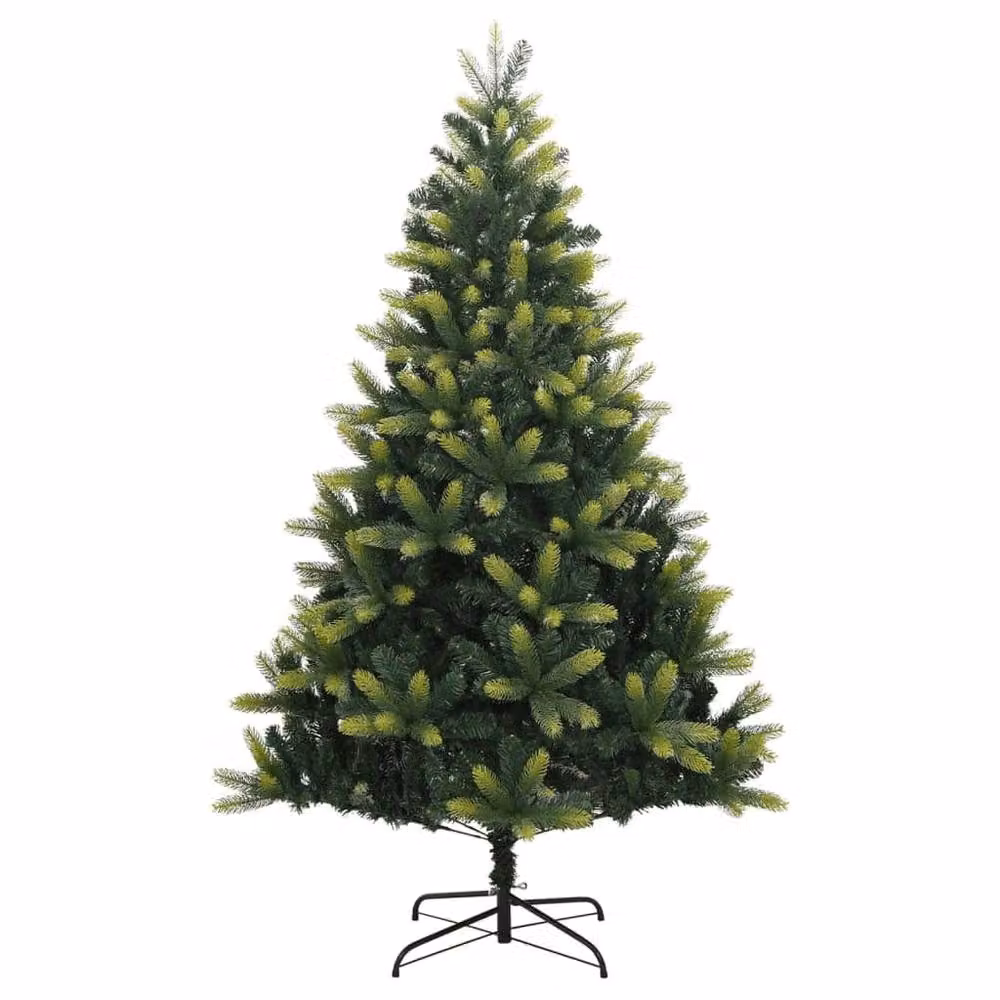 Berkfield Home Beautiful Green Artificial Hinged Christmas Tree with Stand, Height: 180 cm – 3