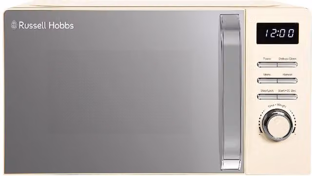 Russell Hobbs Digital Legacy 20L Solo Microwave 800W RHMD818 in Beige – 1
