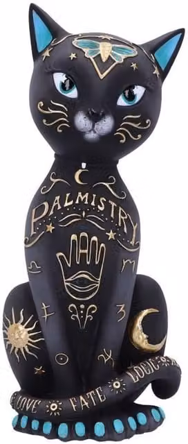Nemesis Now Fortune Kitty Oriental Tabletop Figurine, Gold and Black, Height: 27 cm