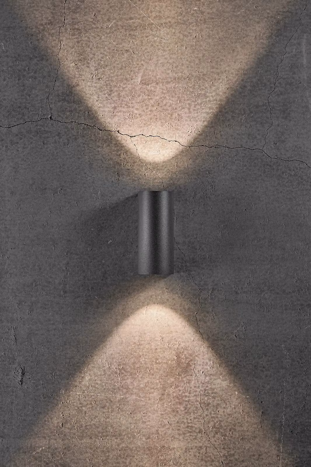 Nordlux Asbol LED Outdoor Wall Light, Black Metal, IP54, Warm White 3000k – 2