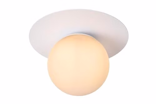 Lucide Tricia Dimmable Flush Ceiling Light, White, Ø 25 cm – 1
