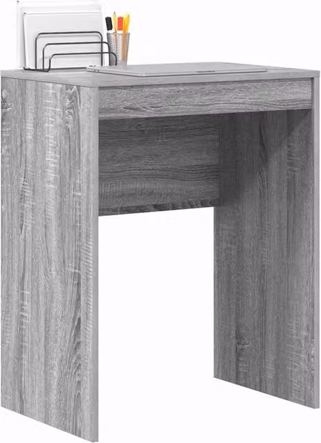 Berkfield Home Traditional Writing Desk in Grey, W/D/H: 60 x 40 x 76 cm