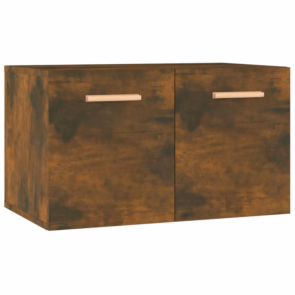 Berkfield Home Smoked Oak Wall Cabinet, Brown, W: 60 cm, D: 36.5 cm, H: 35 cm – 2