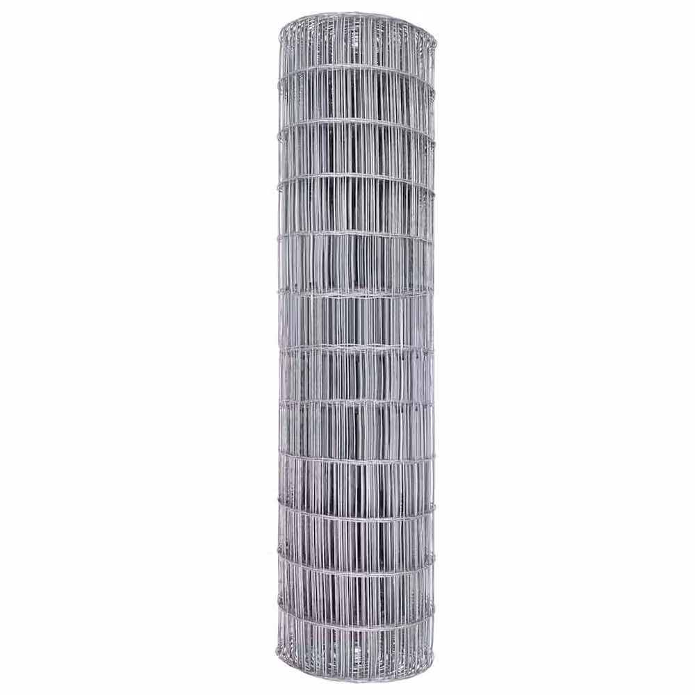 Berkfield Home Euro Fence Galvanised Steel in Grey, W: 120 cm, L: 10 m – 3