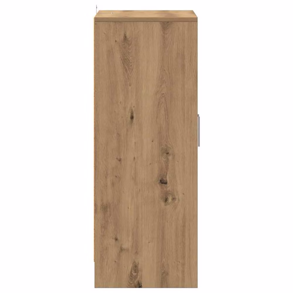 Berkfield Home Artisan Oak Shoe Cabinet in Brown, W/D/H: 60 x 35 x 92 cm – 2