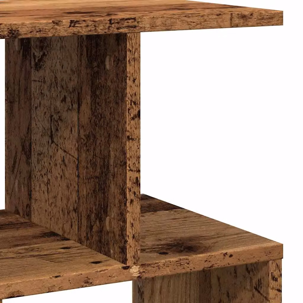 Berkfield Home Bedside Cabinet in Brown Old Wood, W/D/H: 50 x 30 x 51.5 cm – 7