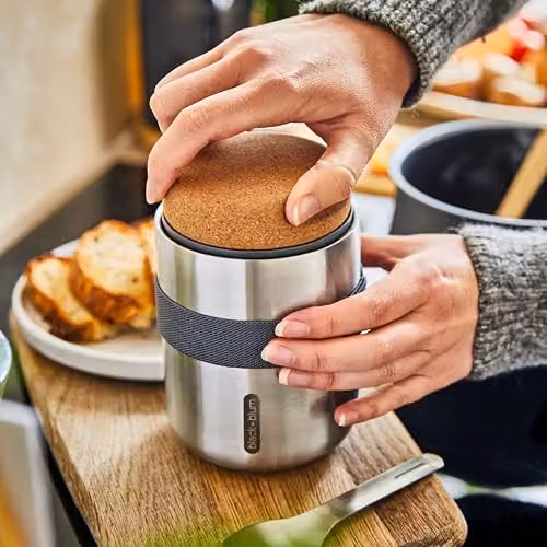 Black + Blum Insulated Stainless Steel Thermo Pot, 450 ml, Grey – 9